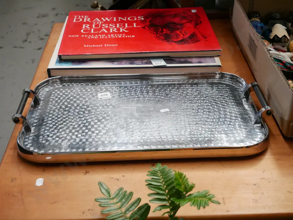retro plated ware tray Image 1++