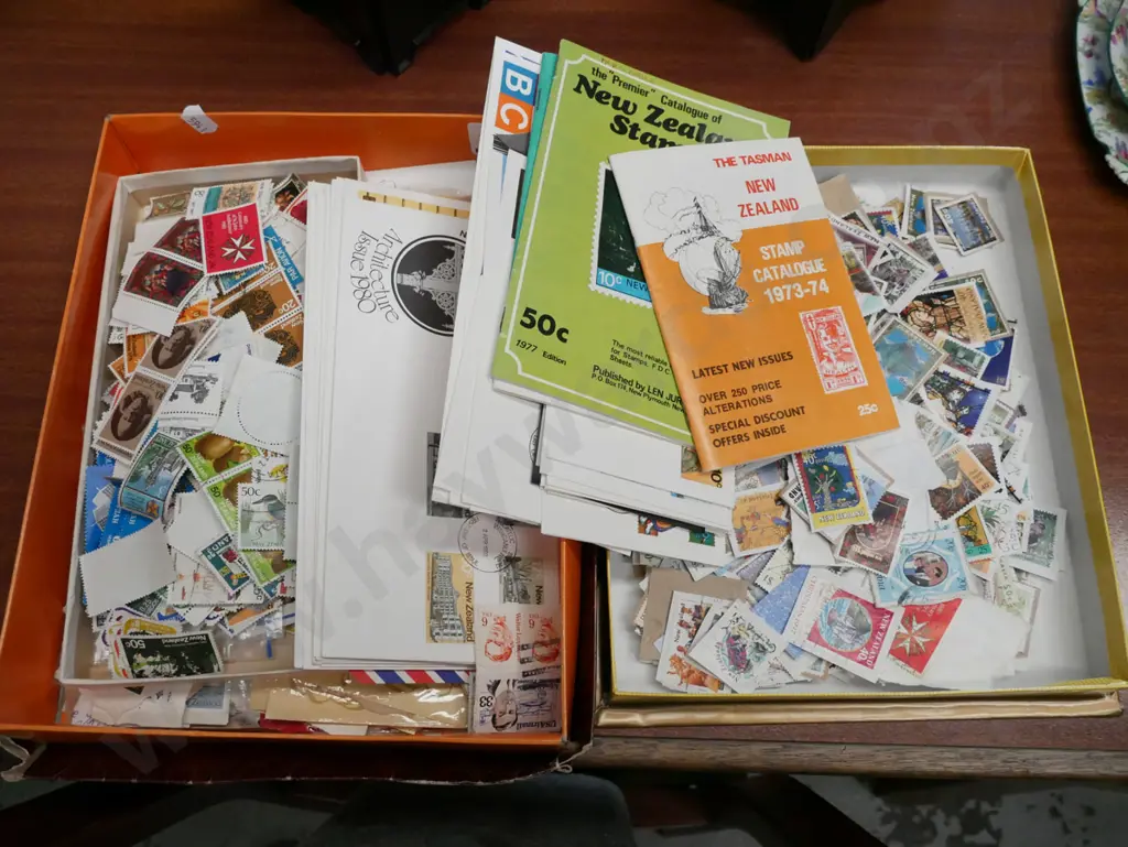 2x boxes of stamps Image 1++
