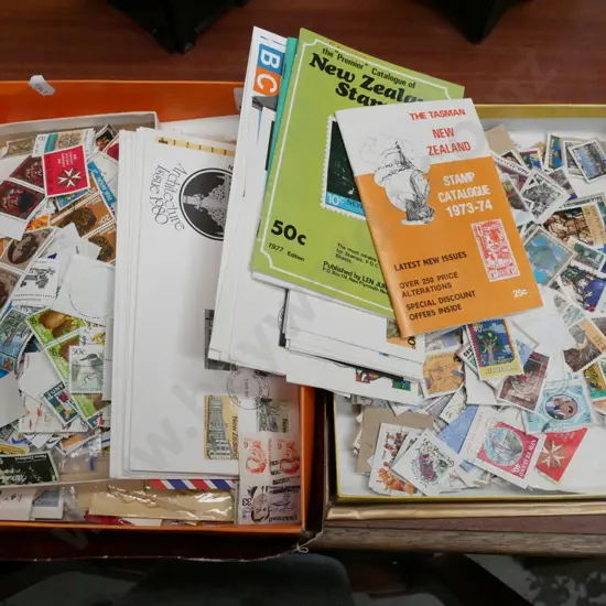2x boxes of stamps