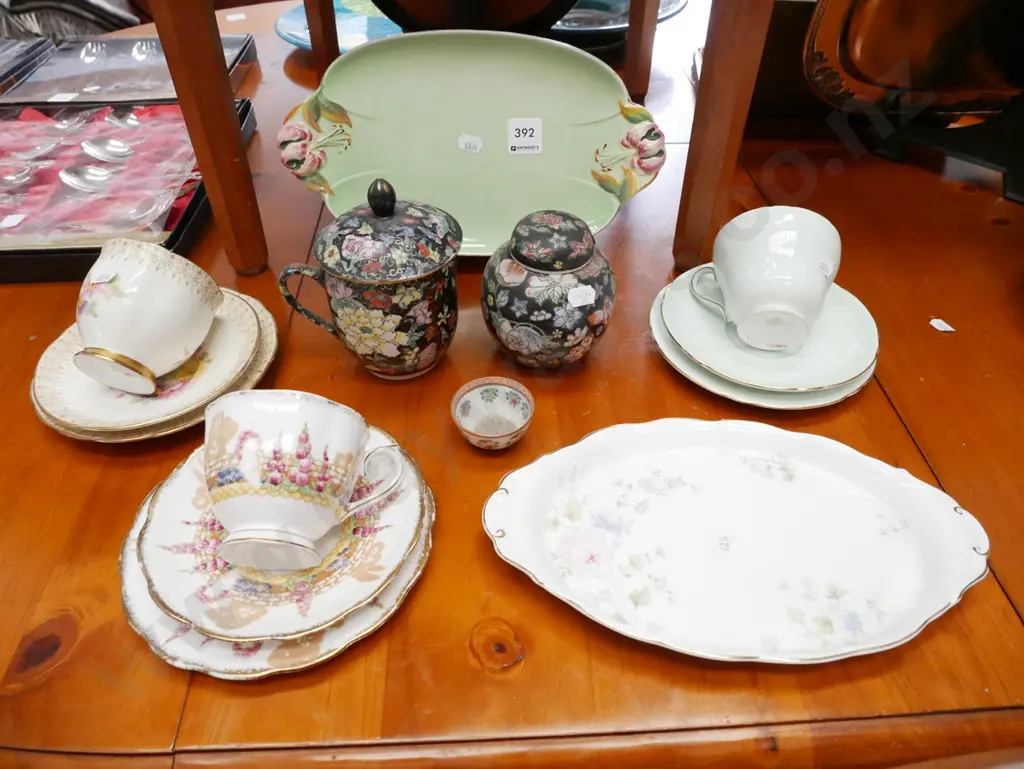Royal Winton tray, trios, ginger jar etc Image 1++