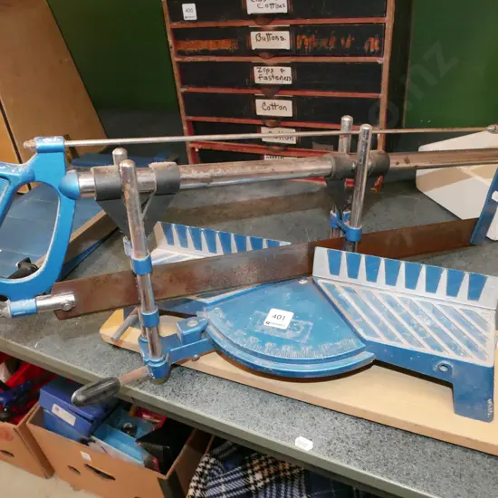 mitre box and saw