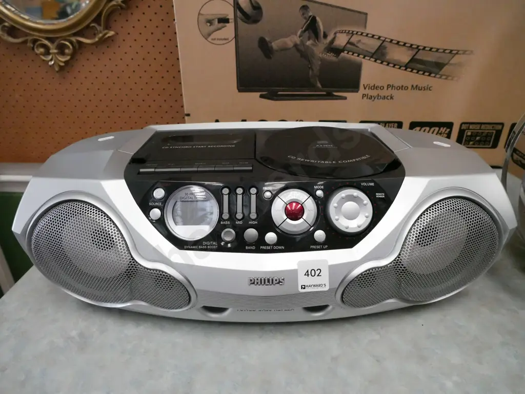 Philips CD tape radio player Image 1++