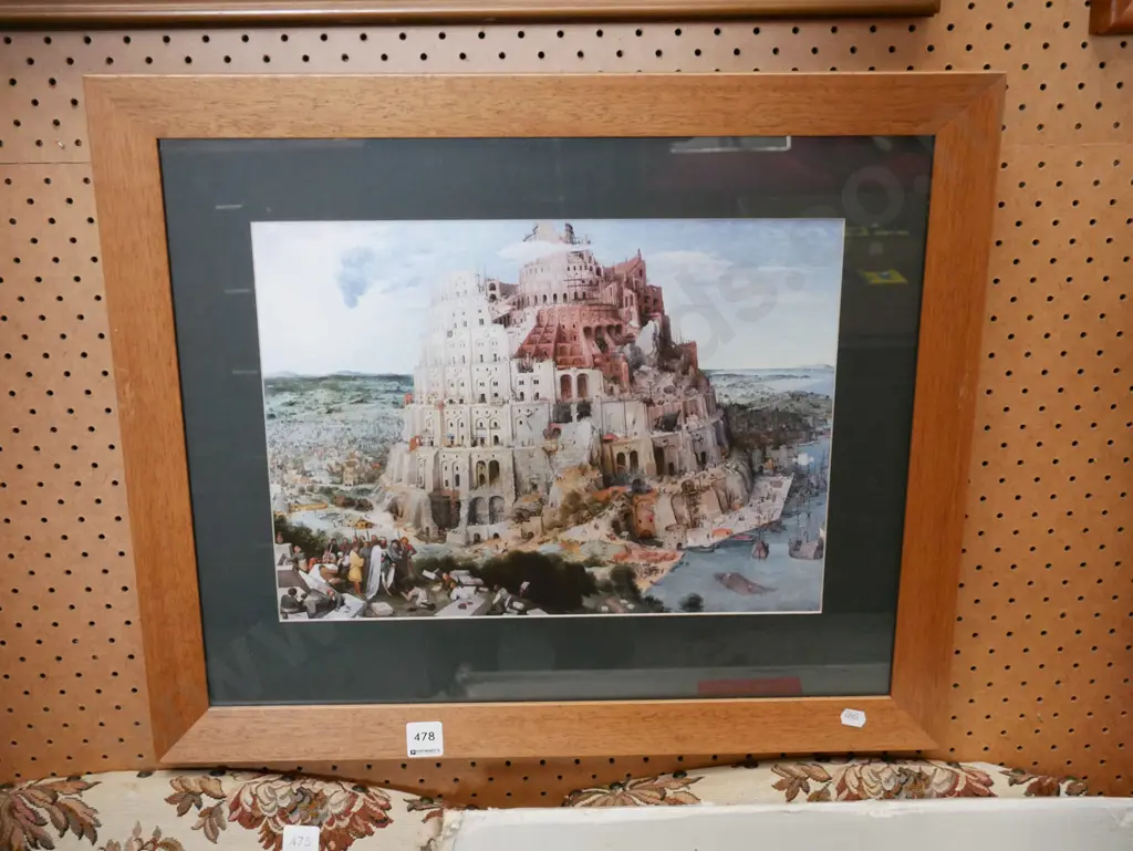 framed Bruegel print Image 1++