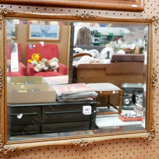 gilt framed mirror