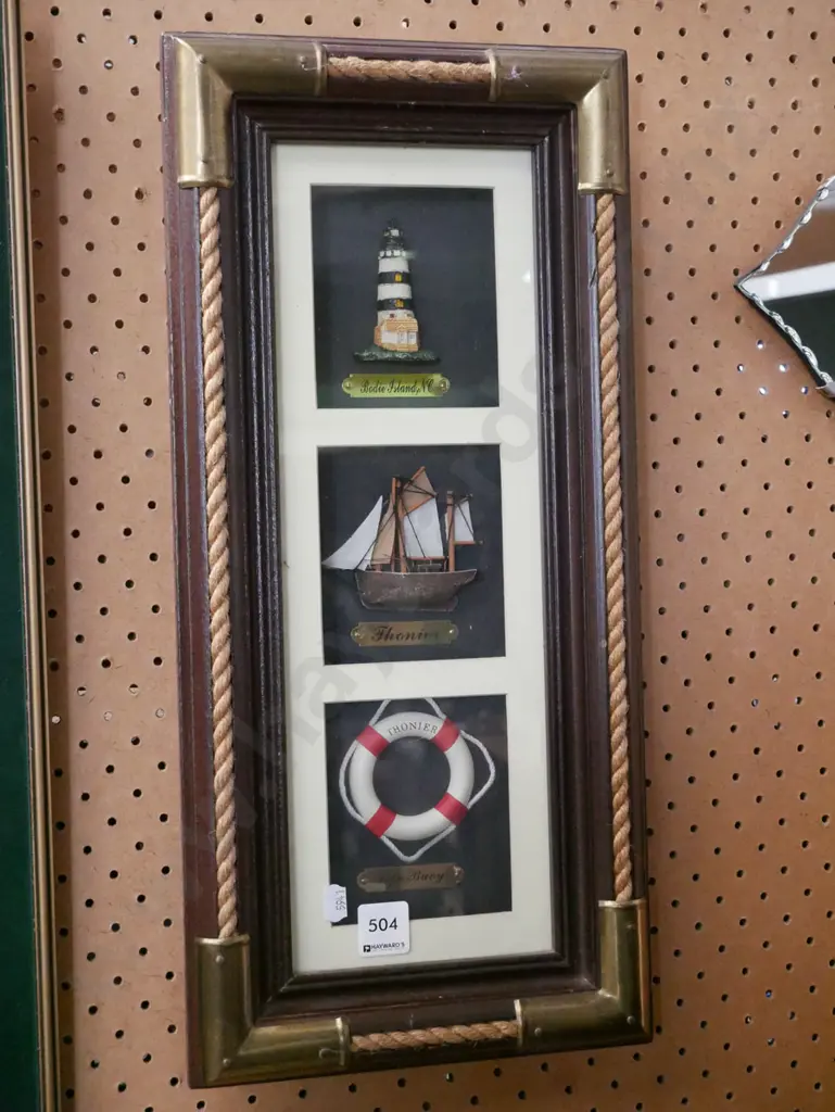 nautical themed shadow box Image 1++