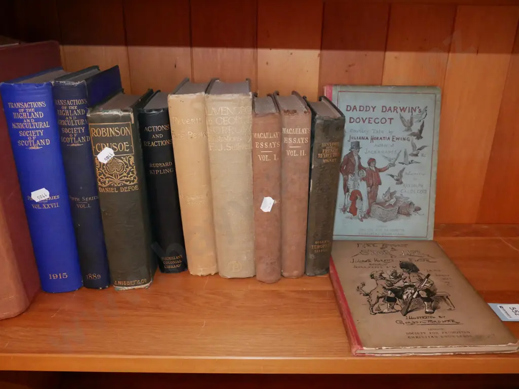 shelf of vintage books Image 1++