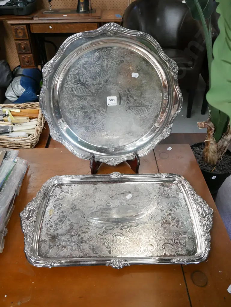 2x plated trays Image 1++