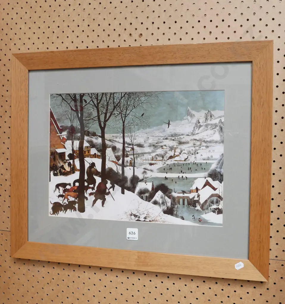 framed Bruegel print Image 1++