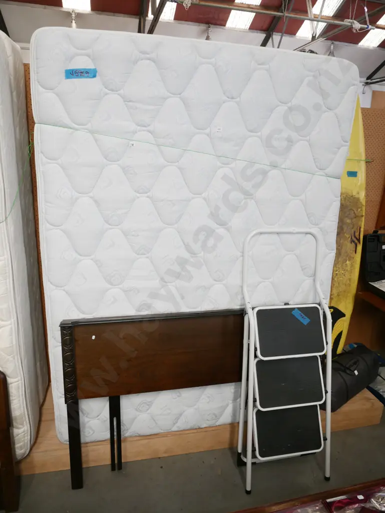 queen bed base mattress and headboard Image 1++