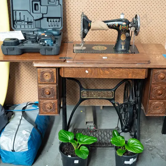 Singer treadle sewing machine