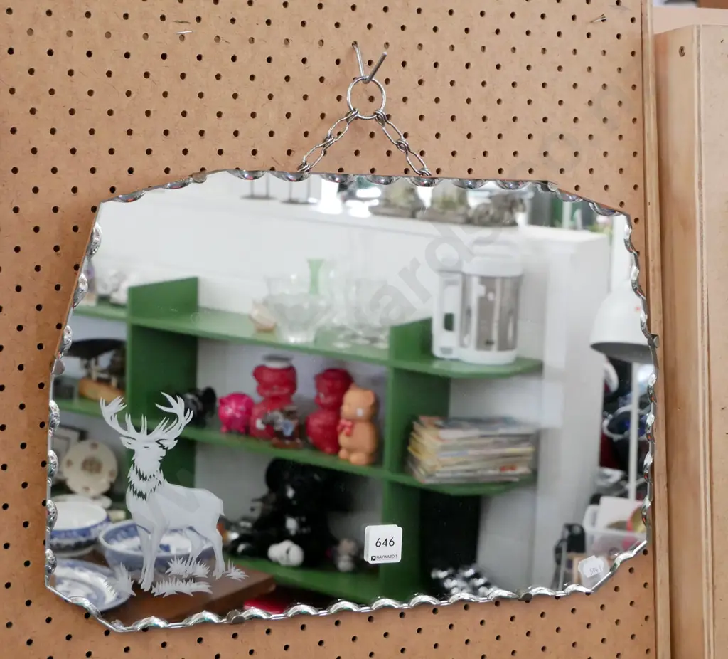 stag themed wall mirror Image 1++