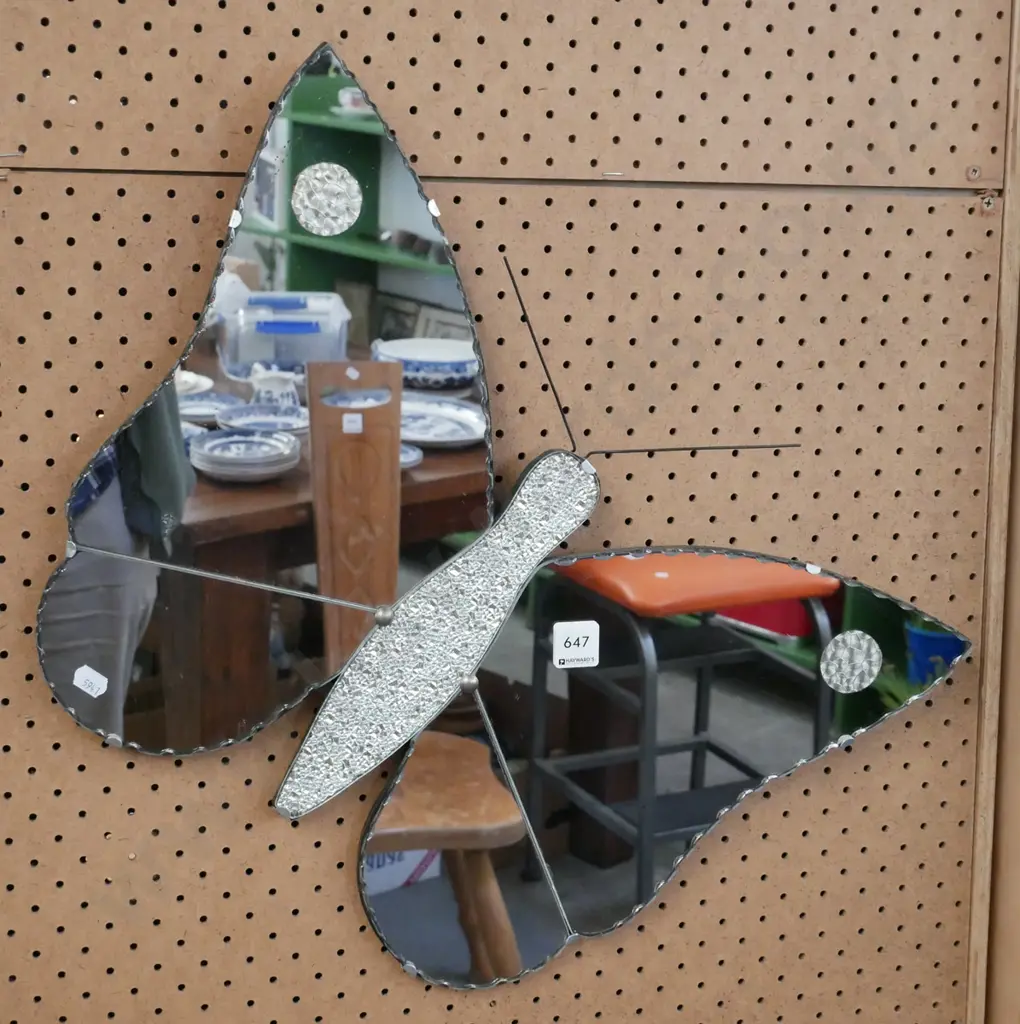 butterfly themed wall mirror Image 1++