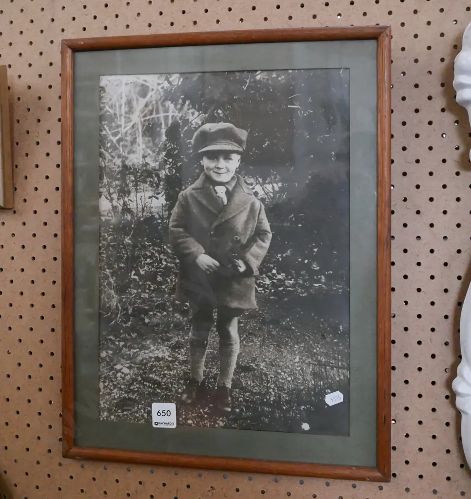 framed photographic print - portrait of a boy Image 1++