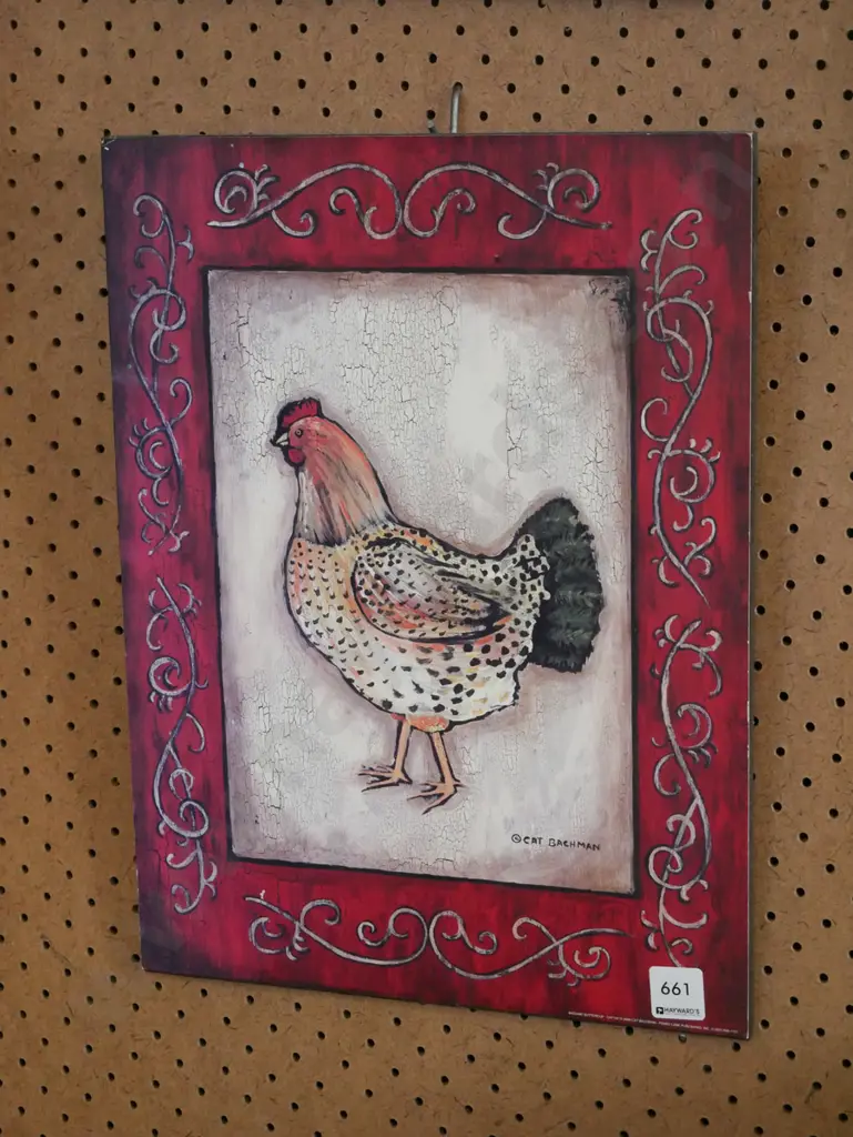 framed print on board - chicken Image 1++