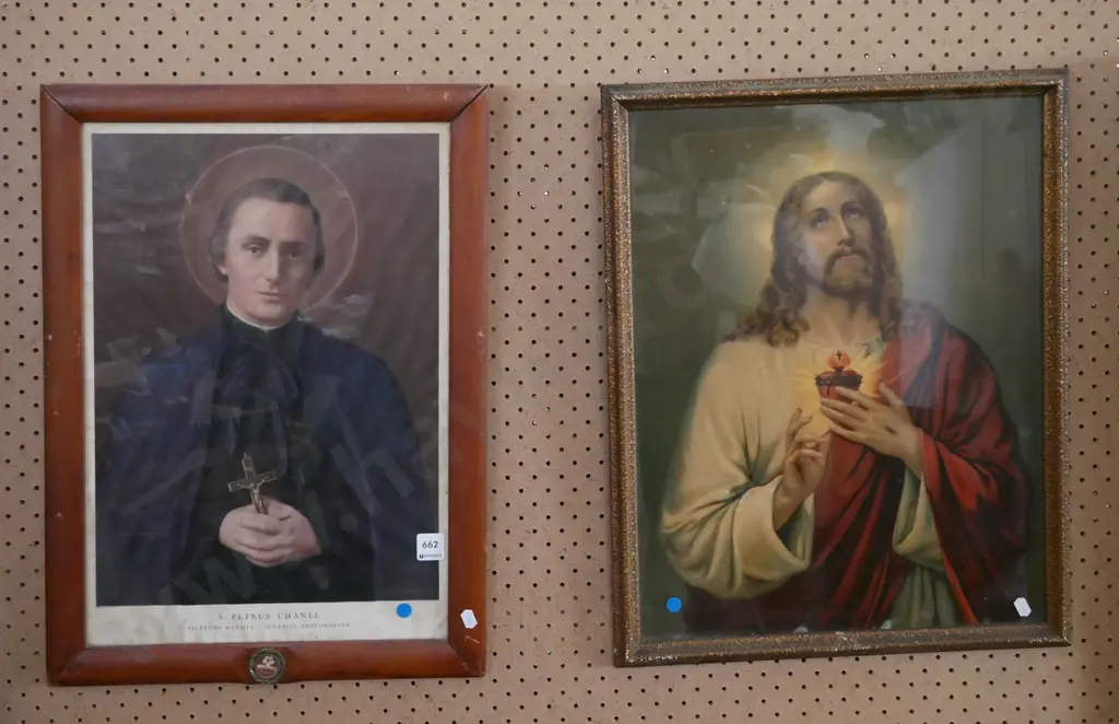 2x framed religious prints Image 1++