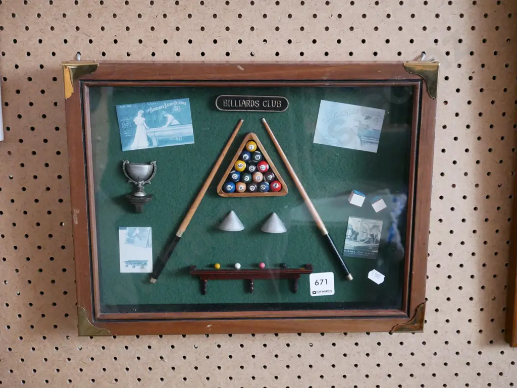 billiards shadow box Image 1++