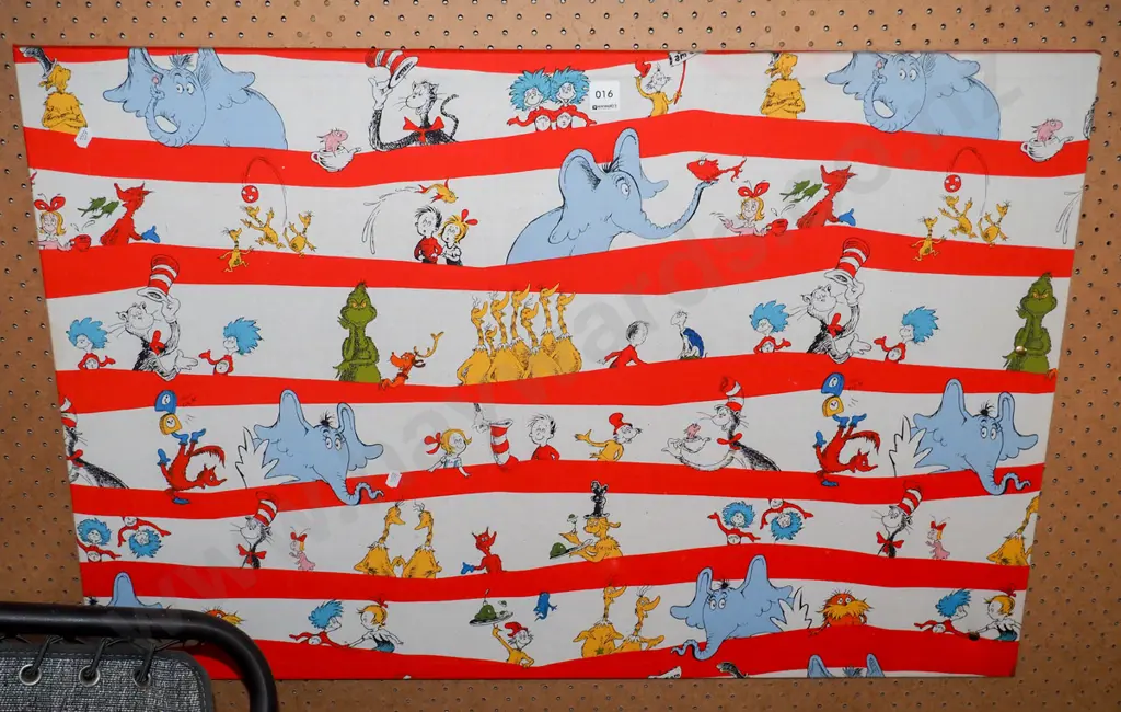 boxed Dr Seuss fabric print Image 1++