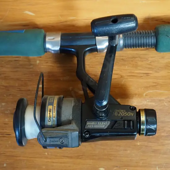 fishing rod and reel