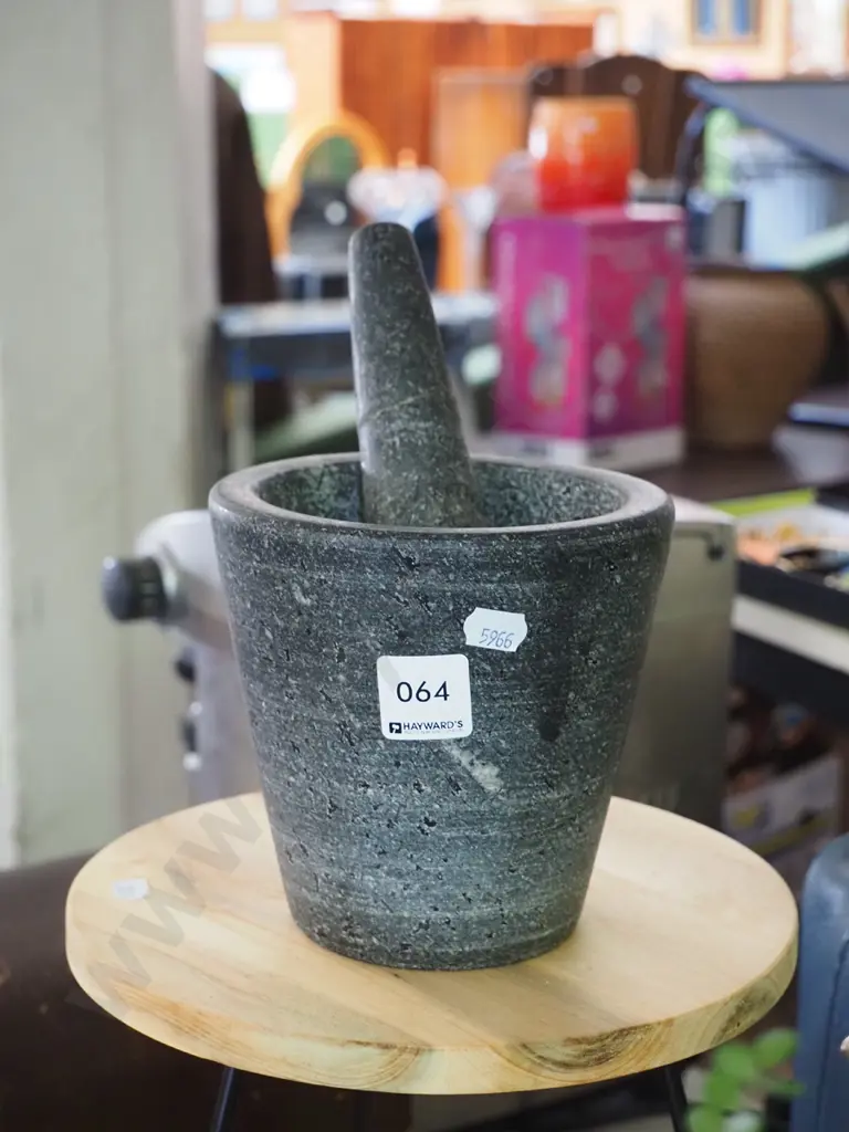 stone mortar and pestle Image 1++
