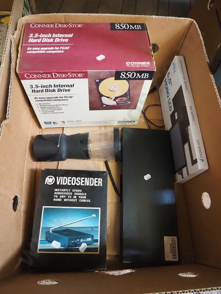box; video sender, computer hard drive etc Image 1++