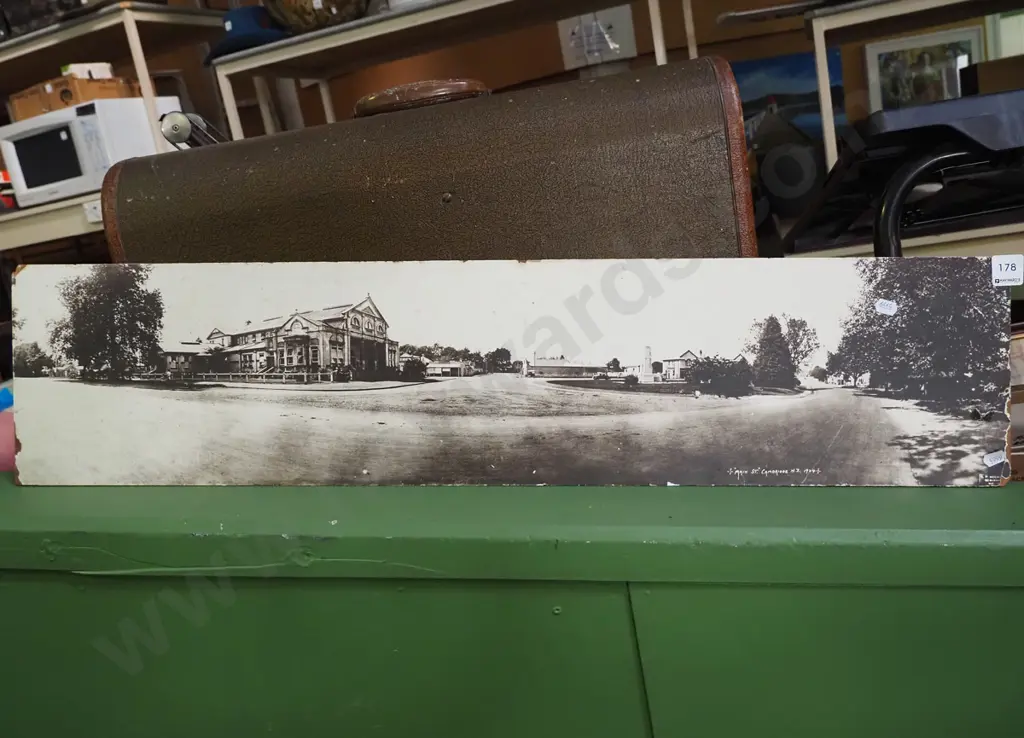 vintage photo on board - Main St Cambridge Image 1++