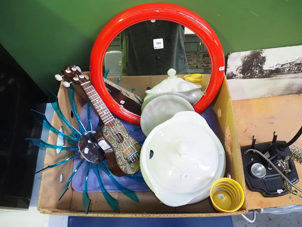 box; fruit bowl, wall mirror , soup tureen etc Image 1++