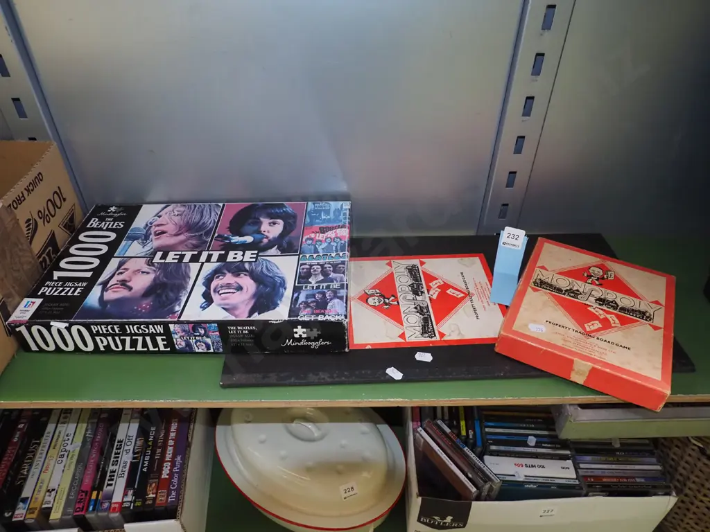 early Monoploy game, Beatles puzzle Image 1++