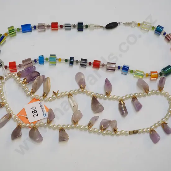 2x necklaces