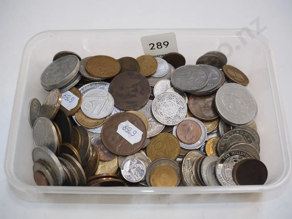 tray of coins Image 1++