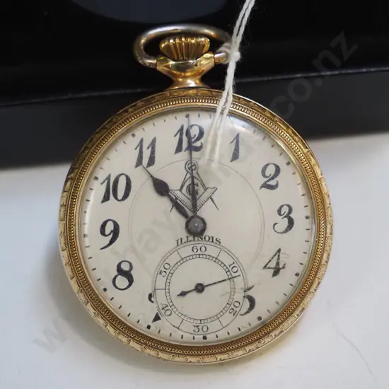 Masonic Lodge fob watch 