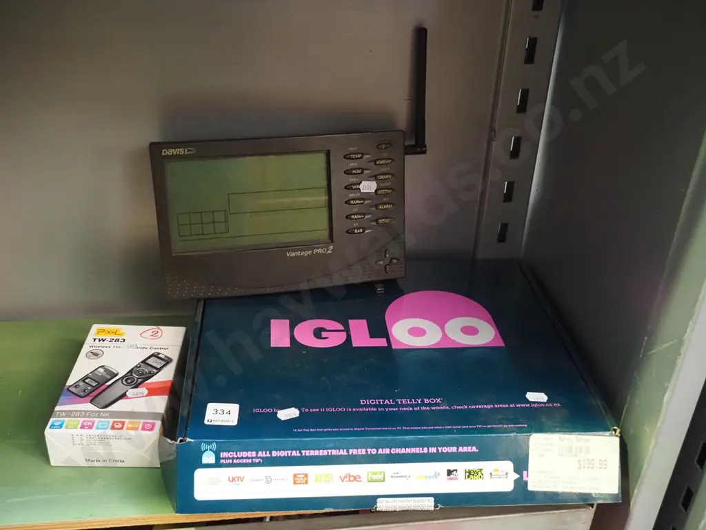 digital telly box, weather station monitor, wireless timer remote control Image 1++