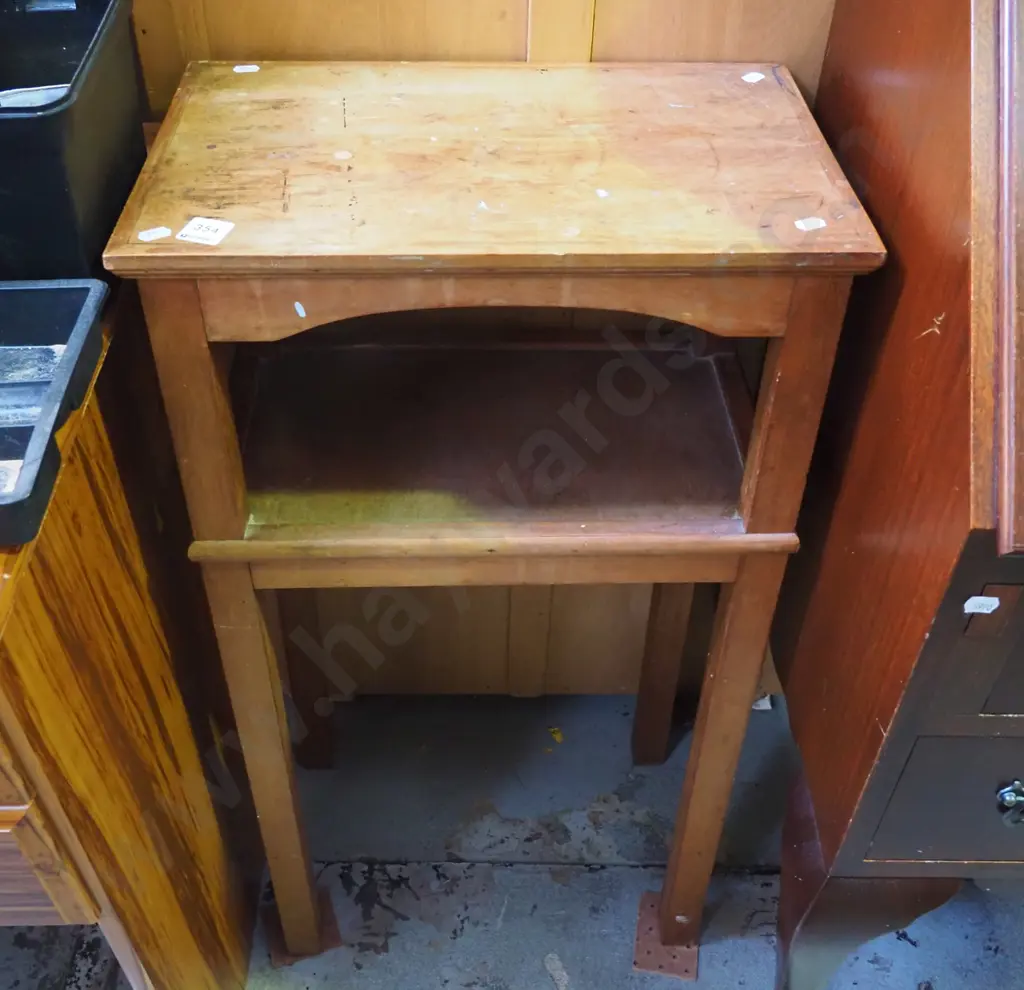 small restorer's rimu hall table Image 1++