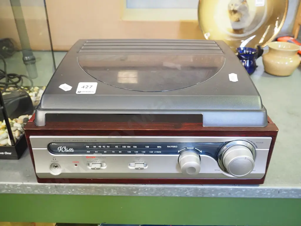 Watts radio and turntable Image 1++