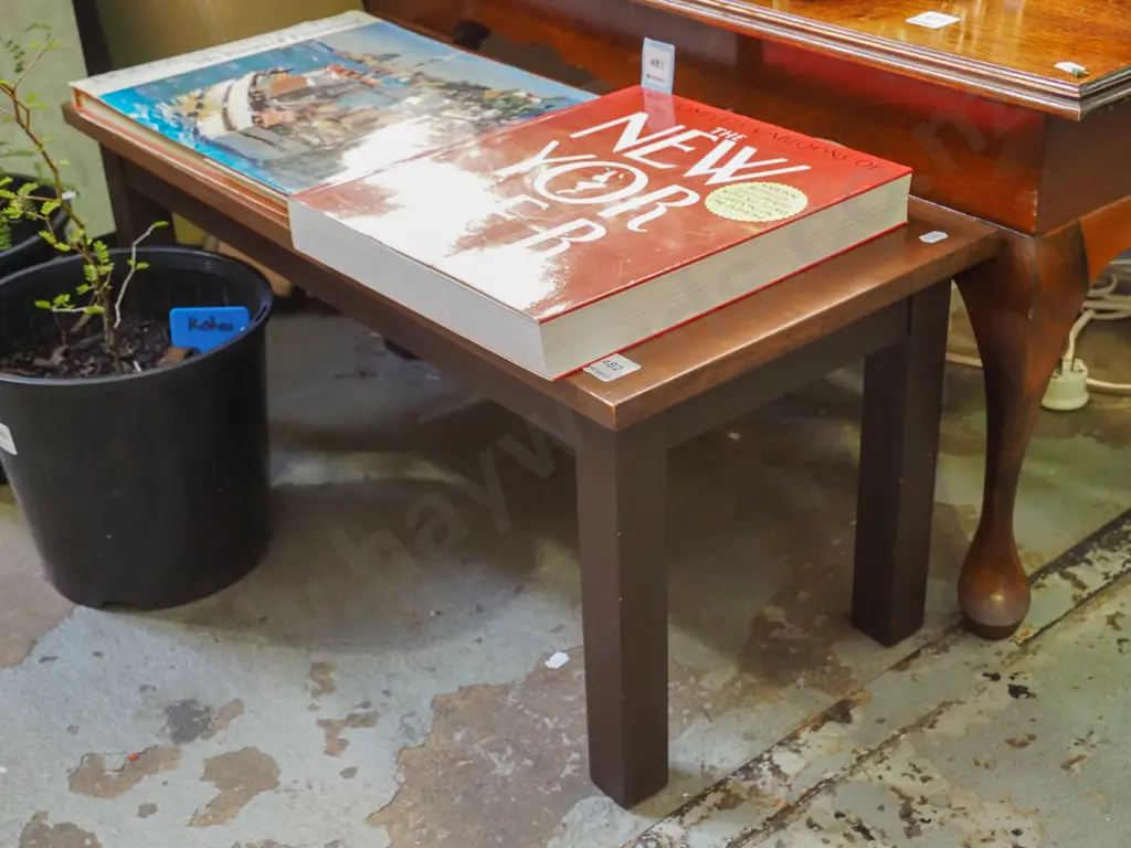 small wooden coffee table Image 1++