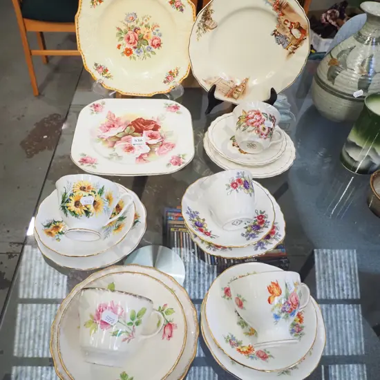 4x trios, 3x plates