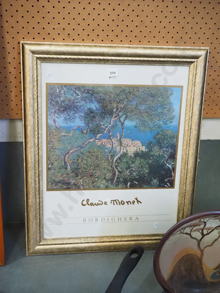 framed Monet print Image 1++