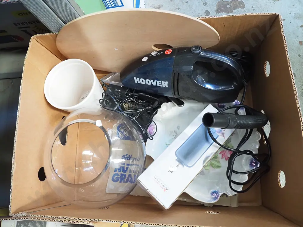 box; car vacuum, glass bowl, soap dispenser etc Image 1++
