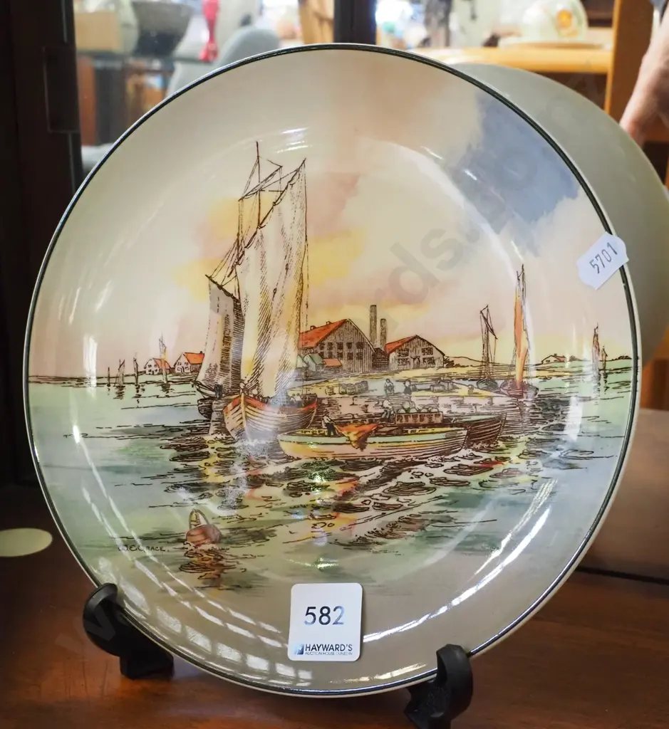Royal Doulton home waters plate Image 1++