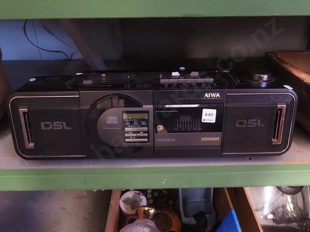 Aiwa radio cassette and CD player Image 1++