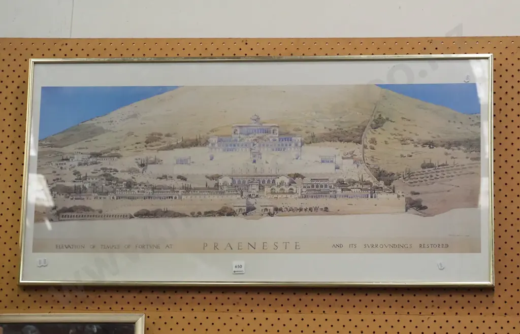 framed Praeneste print Image 1++
