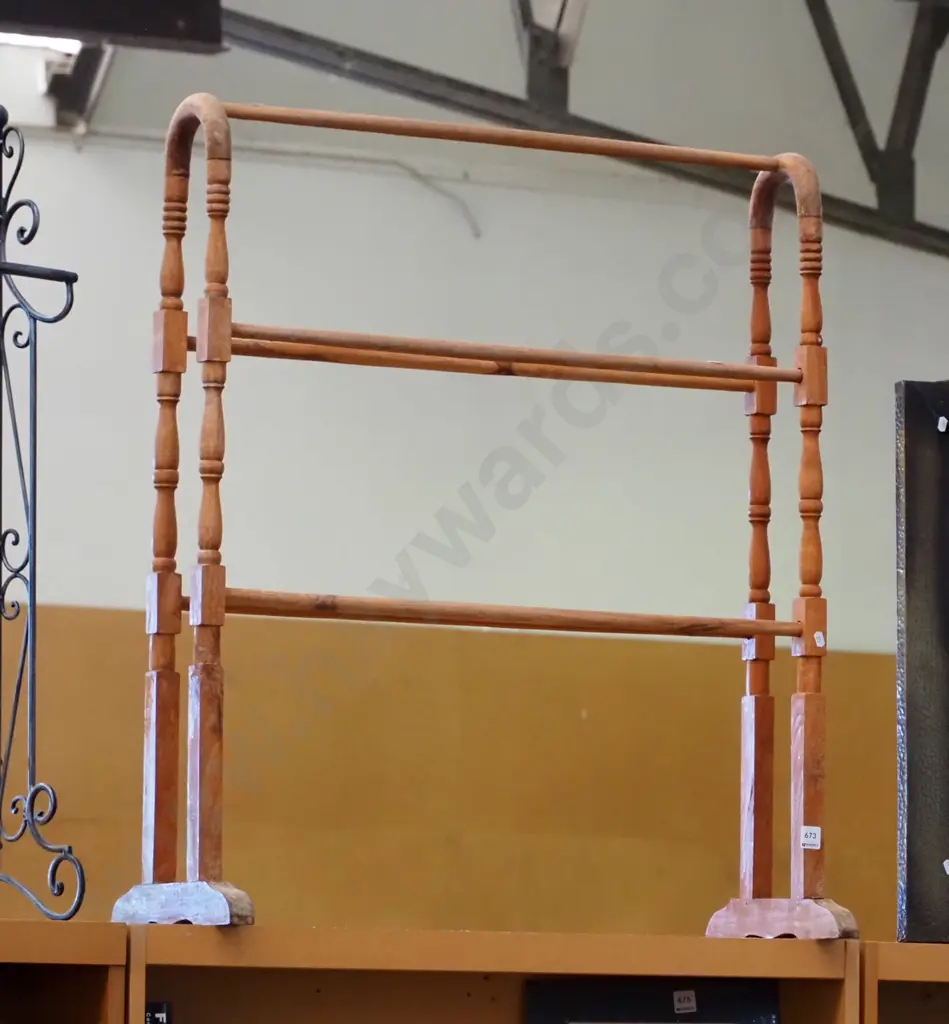wooden towel rail Image 1++