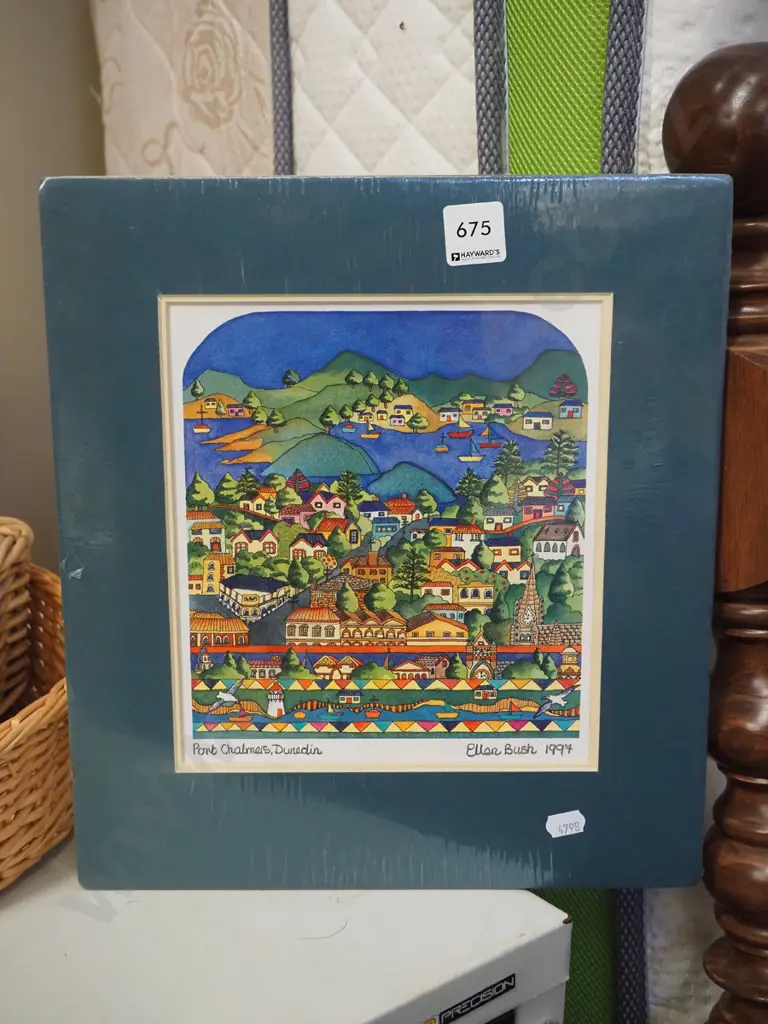 unframed Ellen Bush Port Chalmers print Image 1++