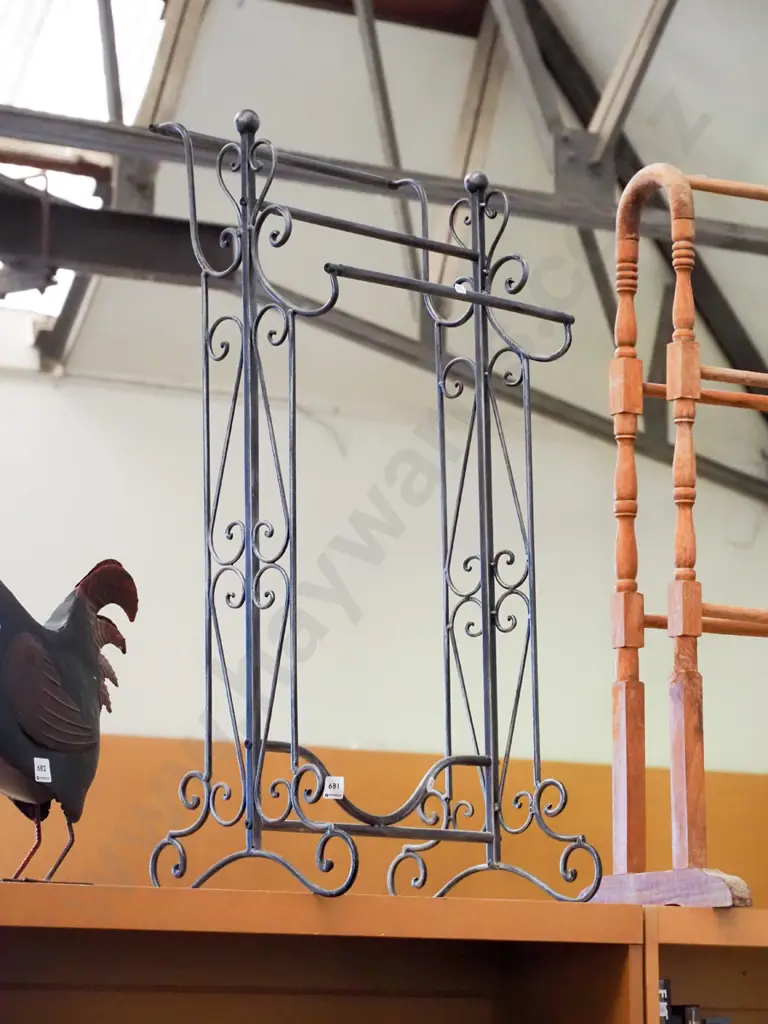wrought metal towel rail Image 1++