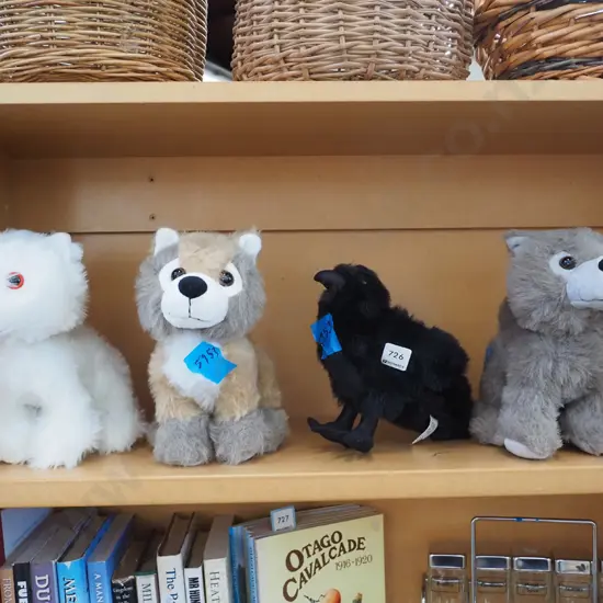 shelf of toys