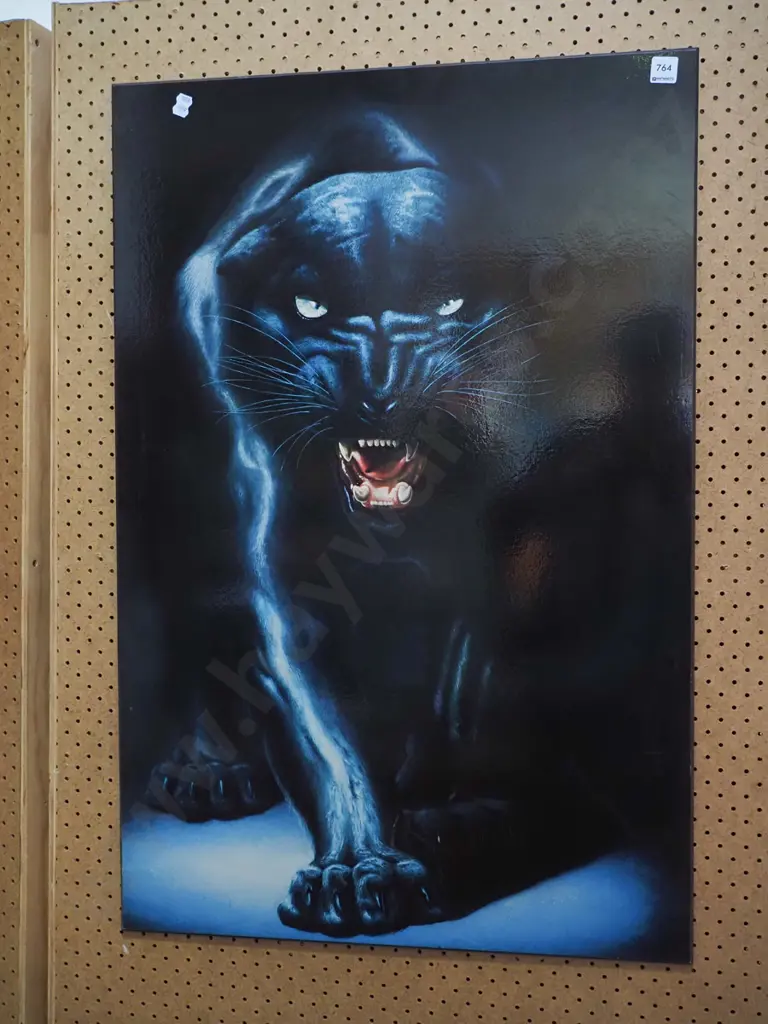 black panther print on board Image 1++