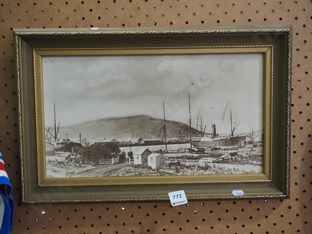 framed photo print - Dunedin wharves Image 1++