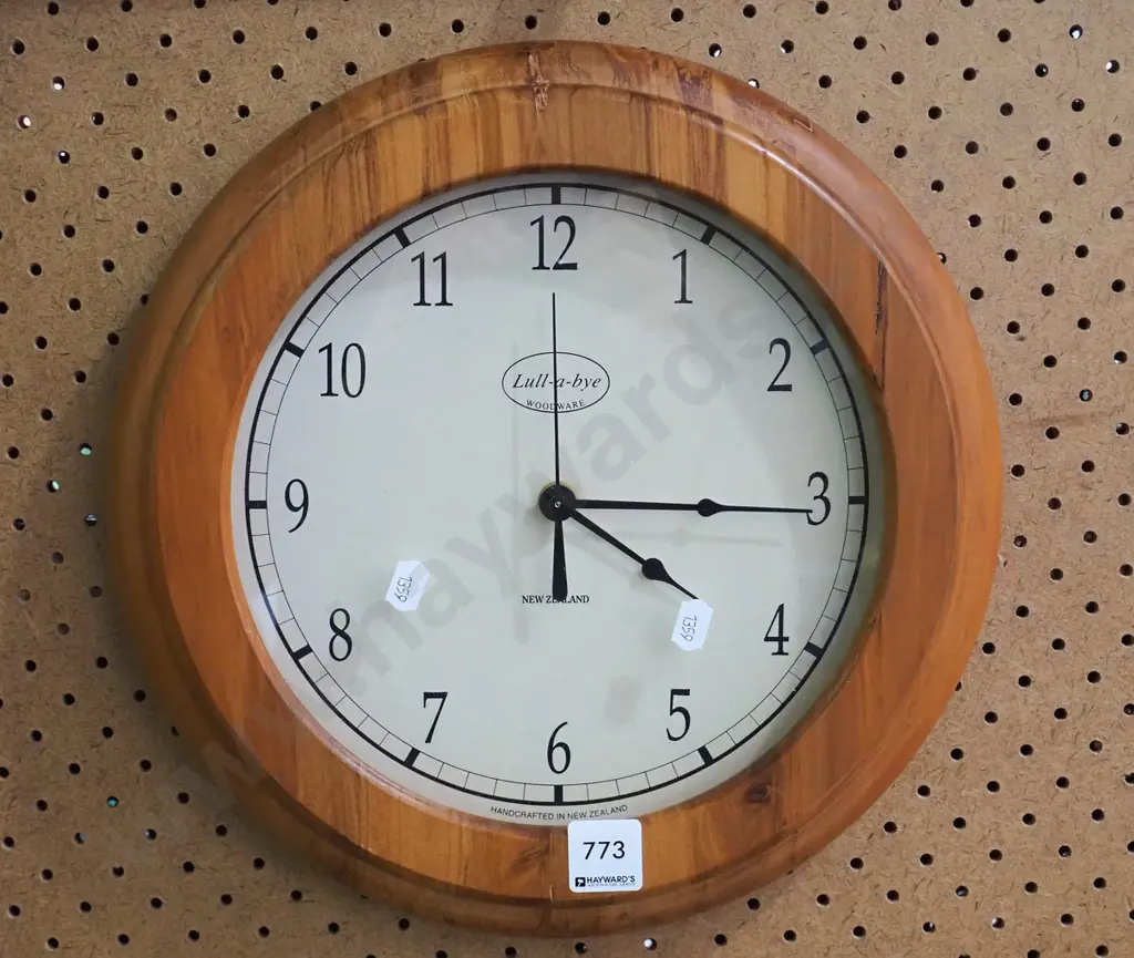 wood cased wall clock Image 1++