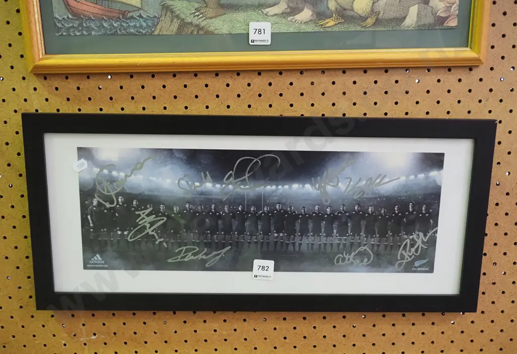 siged All Blacks photo print Image 1++