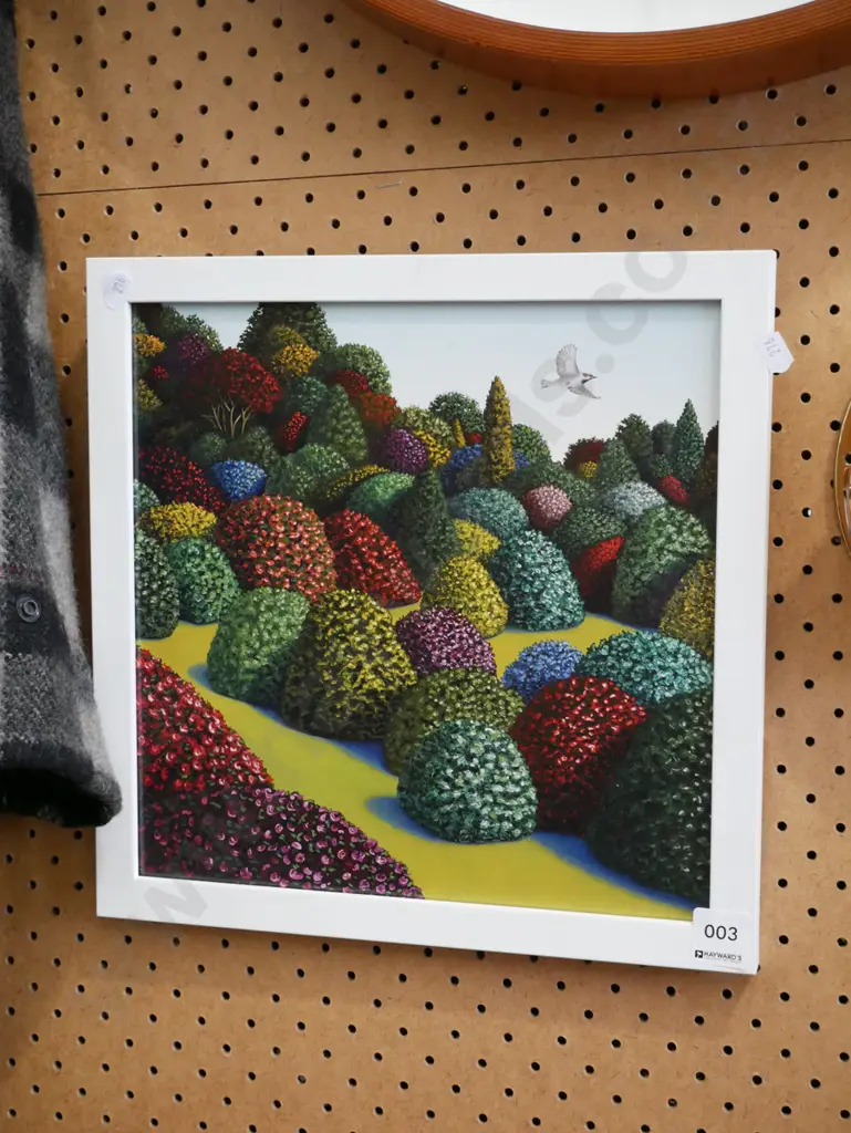 framed print - garden and bird Image 1++
