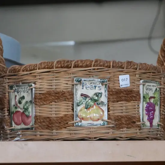 cane basket